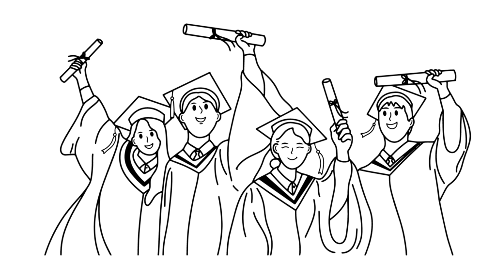 graduation of students at Yellow Tail Tech